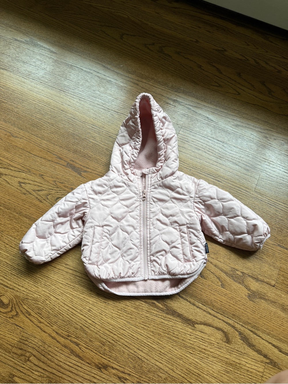 OshKosh B'gosh Light Pink Quilted Hooded Jacket
